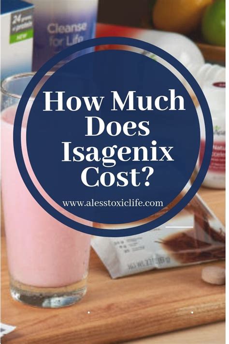 does isagenix cost money.